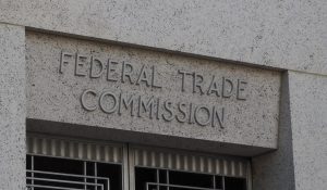 Washington D.C., District of Columbia, United States - August 31 2021: The Federal Trade Commission FTC of the United States of America logo. Enforcing the rule of law in trade.