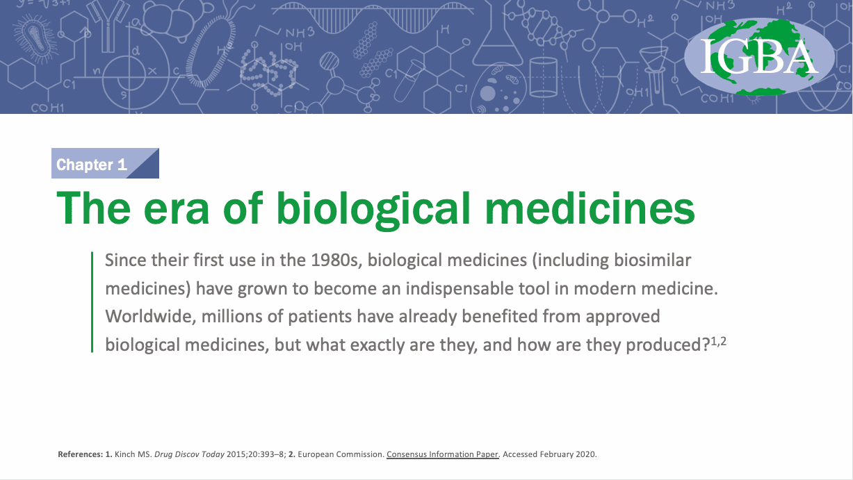 Era of biological medicines