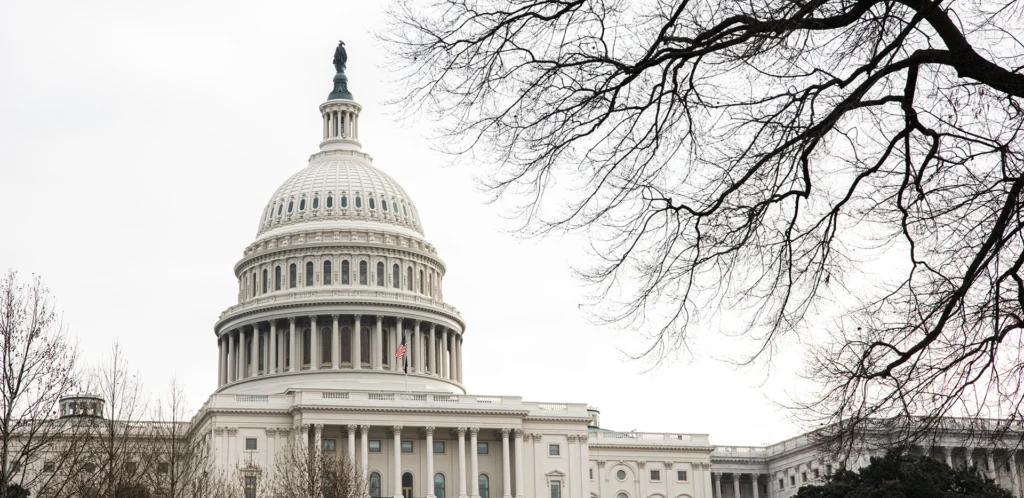 iStock-1298971910 US Capitol building during winter